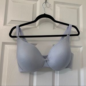 Baby blue full coverage bra